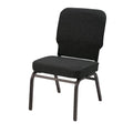 Black Big and Tall Armless Guest Chair D80895