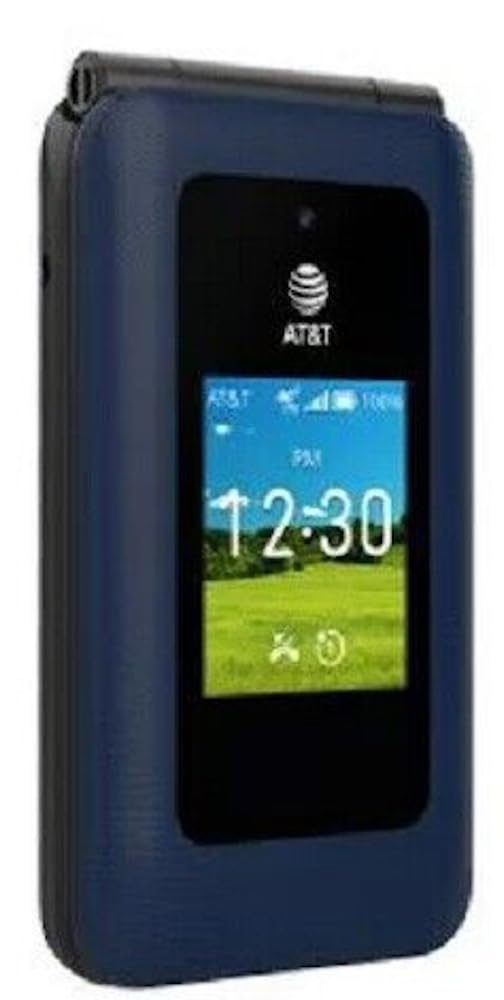 Prepaid 4G LTE Flip Phone, 2MP Camera, Android, Classic Navy E127188