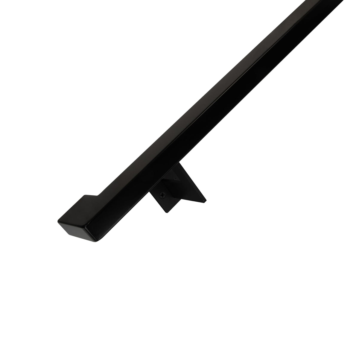 Black 5 Foot Aluminum Handrail Grab Bar Set B9590