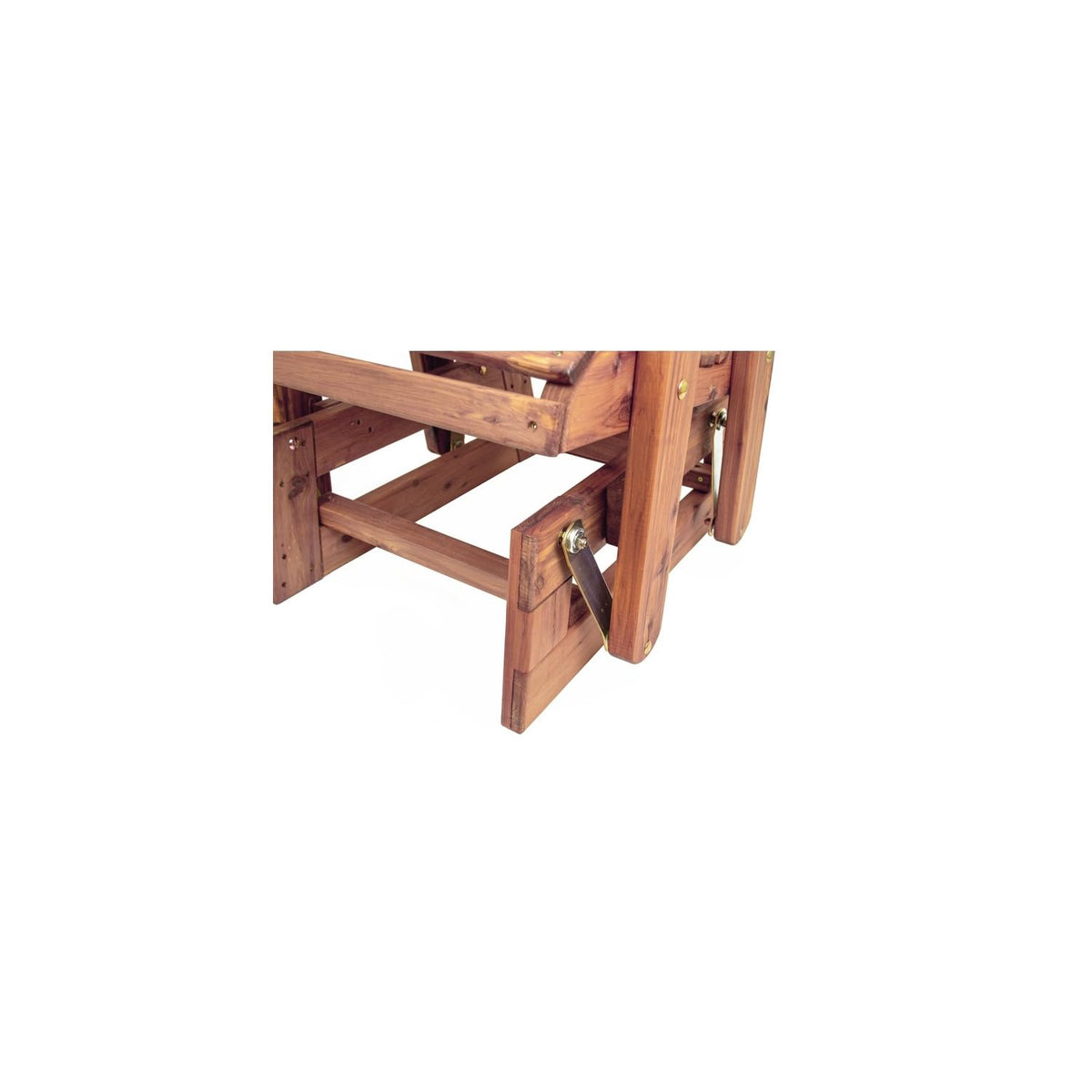 Cedar Fan-Back Outdoor Rocker D613203