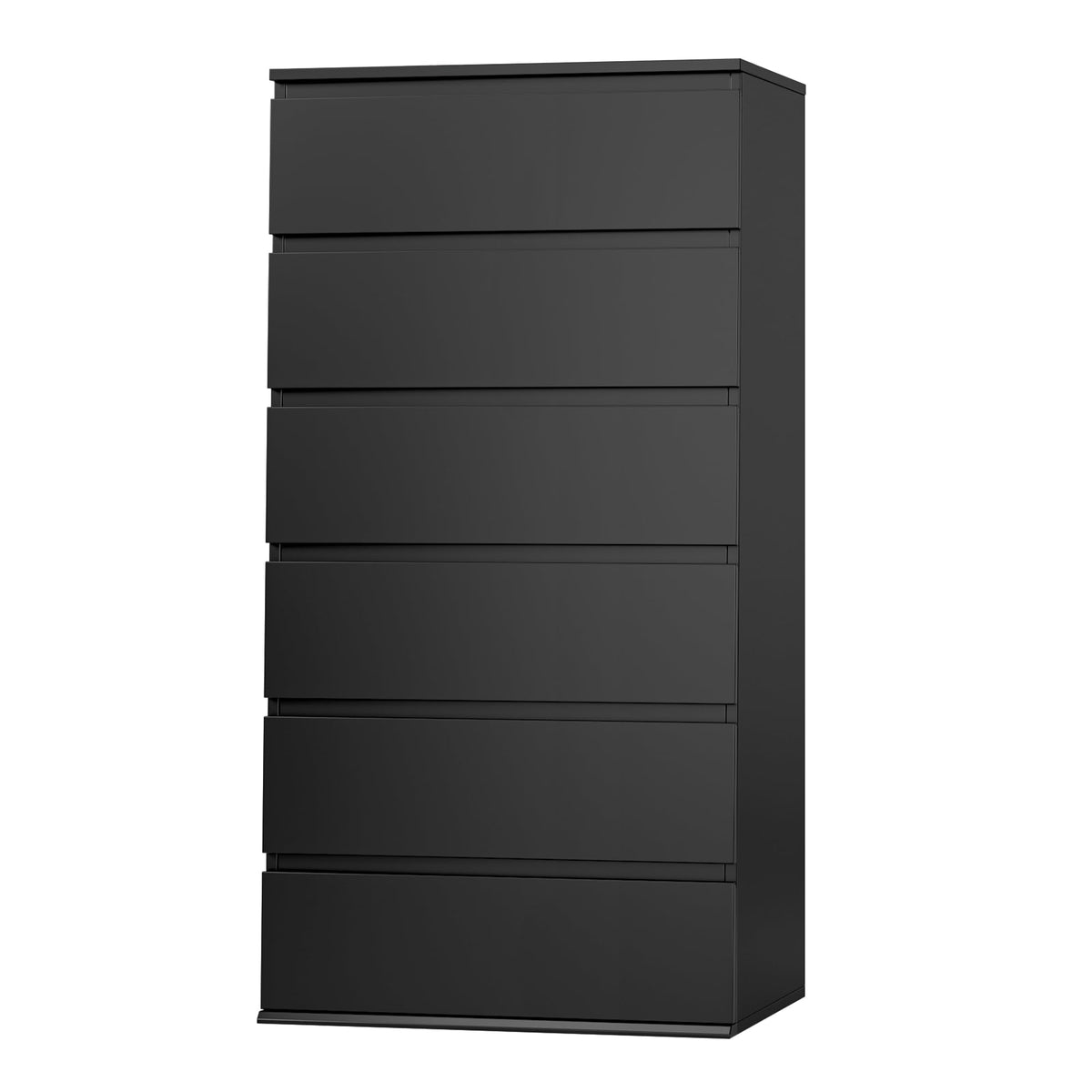 Black 6 Drawer Dresser A318