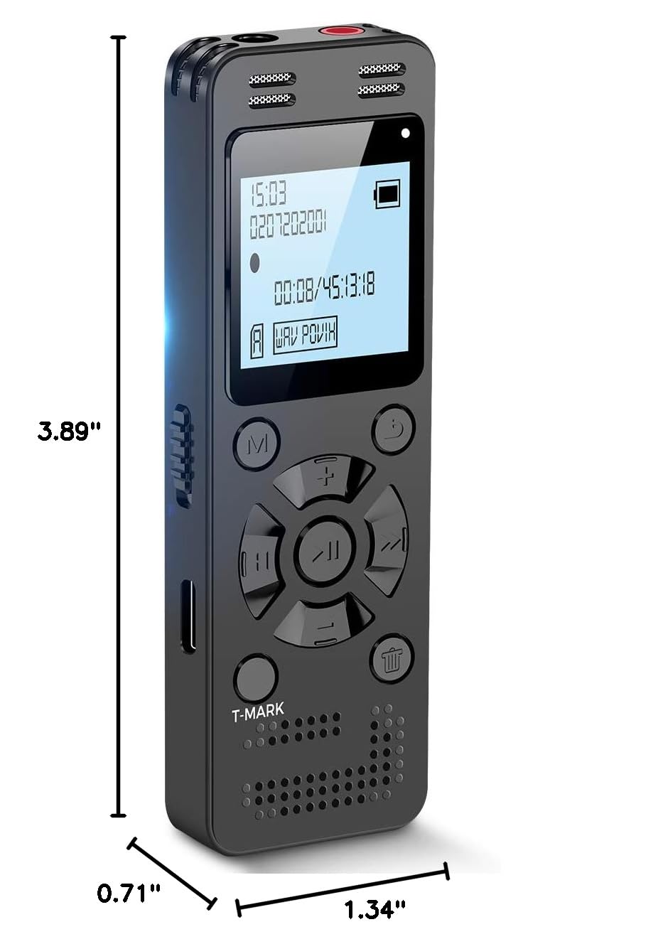 128GB Digital Voice Recorder with Playback K818