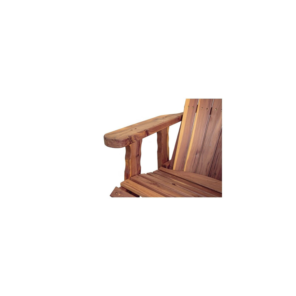 Cedar Fan-Back Outdoor Rocker D613203