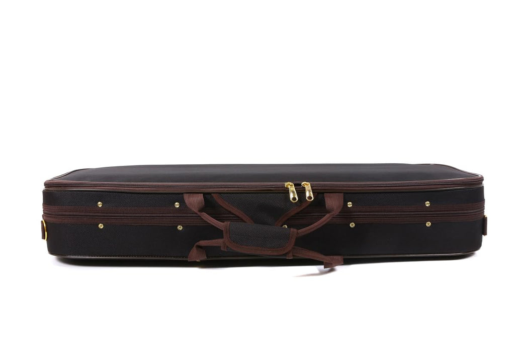 Oblong 4/4 Full Size Wooden Hard Shell Violin Case with Nylon Raincoat M3442
