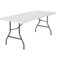 6 Foot Folding Table White R7022