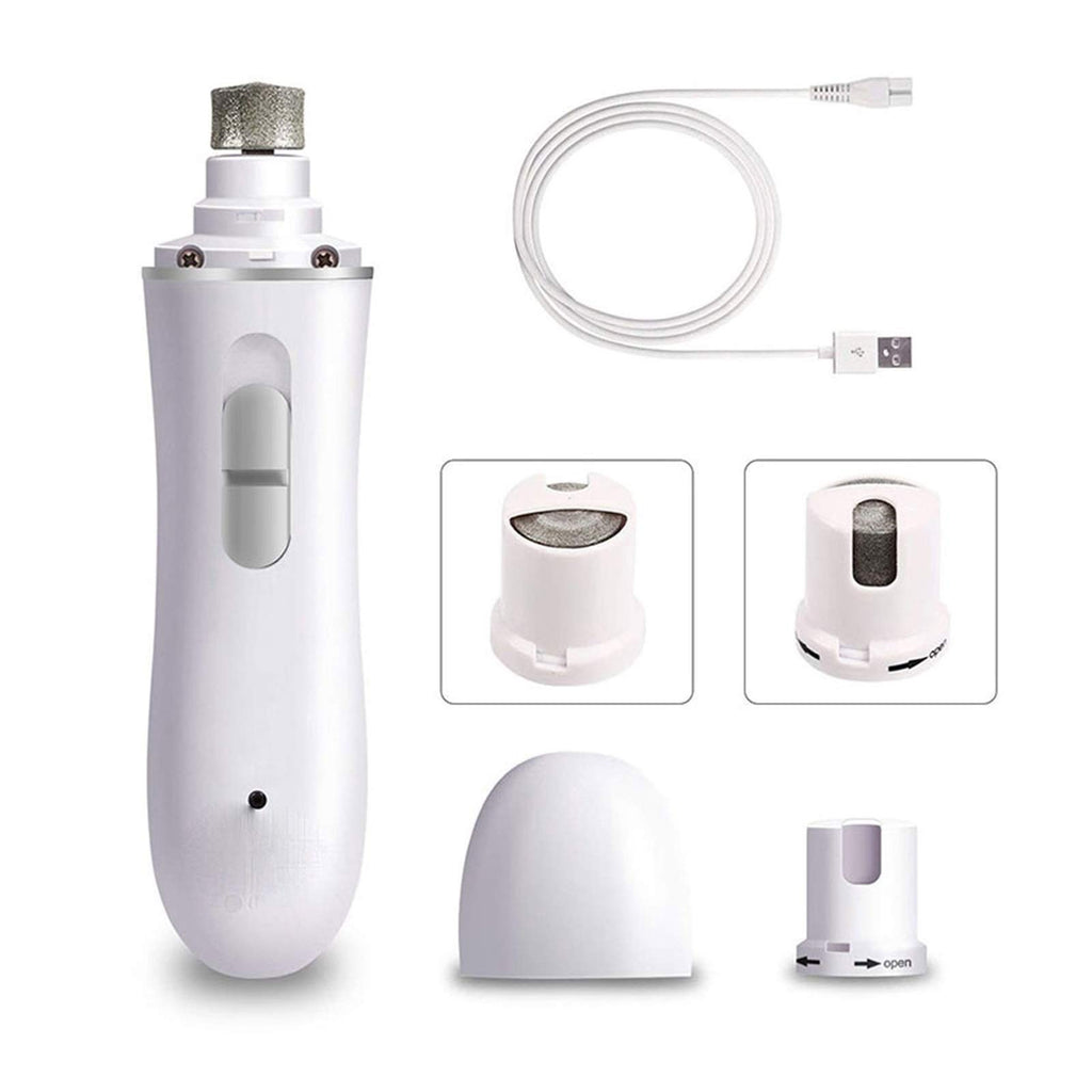 Dog Nail Grinder 2-Speed Electric Rechargeable Pet Claw Trimmer Z3562