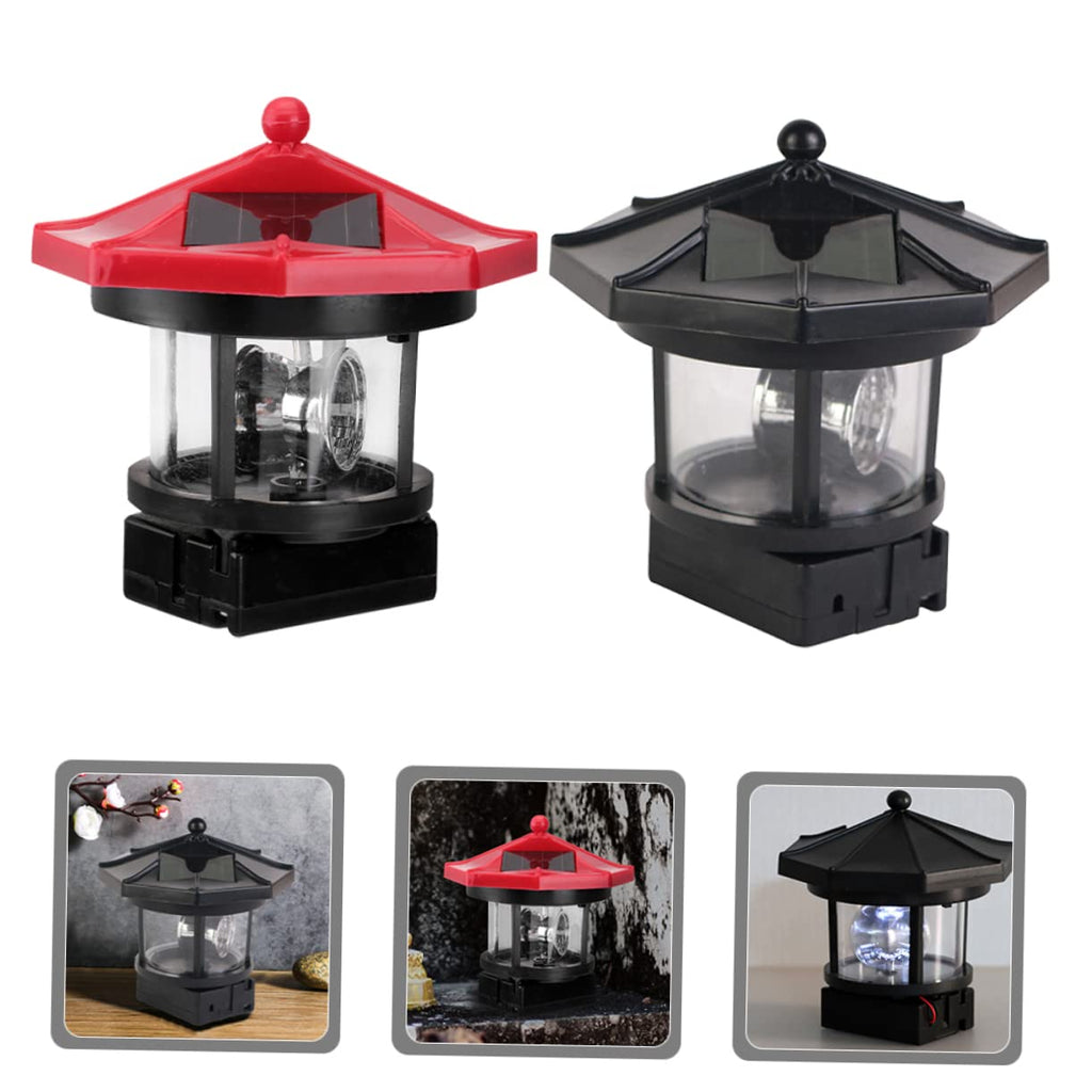 Solar Powered Lighthouse LED Garden Light D59942