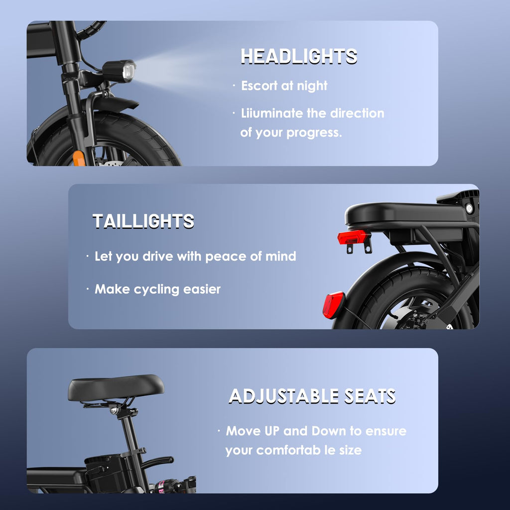 Foldable 14 Inch Electric Bike D53394