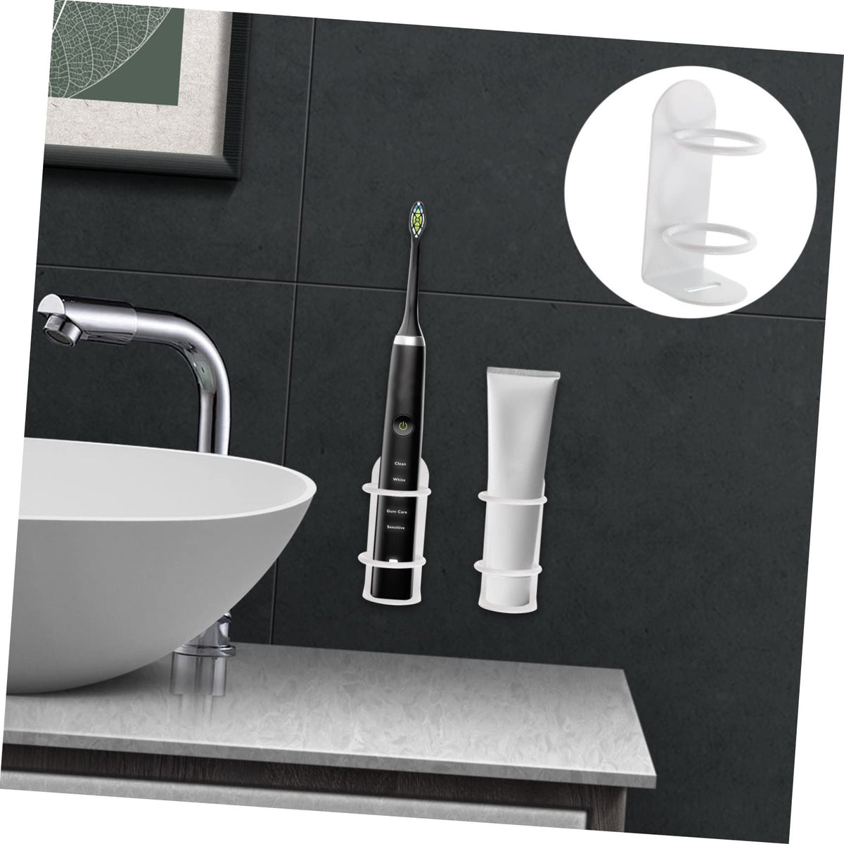 Wall Mounted Electric Toothbrush Holder 2 Pack W70281
