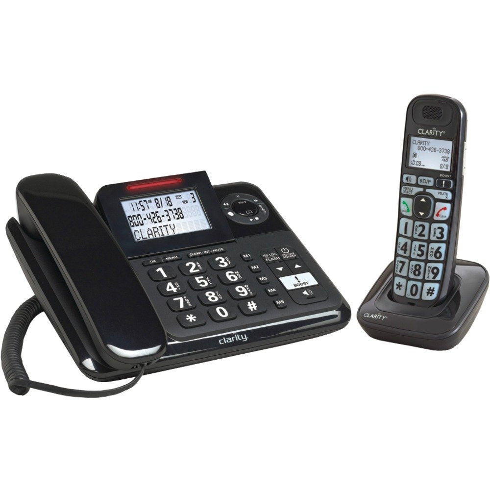 Corded & Cordless Phone System with Digital Answering System I96331