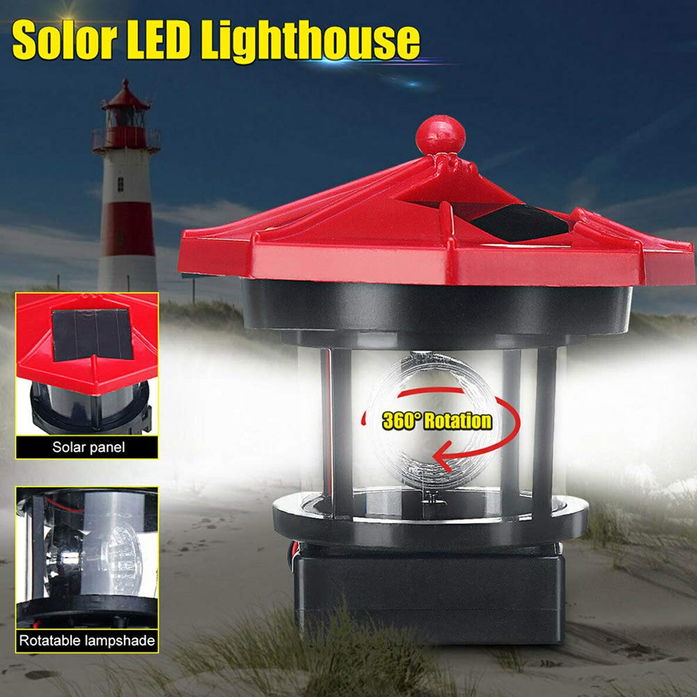 Solar Powered LED Rotating Waterproof Outdoor Decorative Light P6968