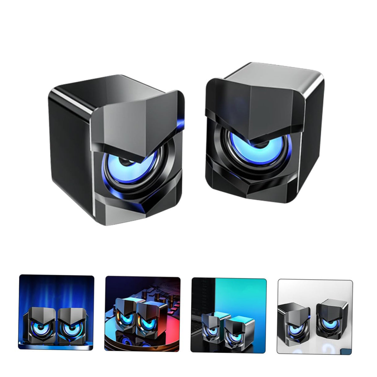 2 Pack USB Computer Speakers M694000