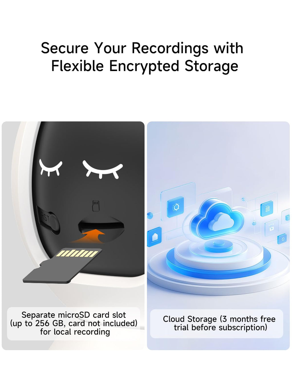 2 Pack 2.5K Indoor Security Cameras with Pan Tilt Night Vision 2-Way Audio L47798