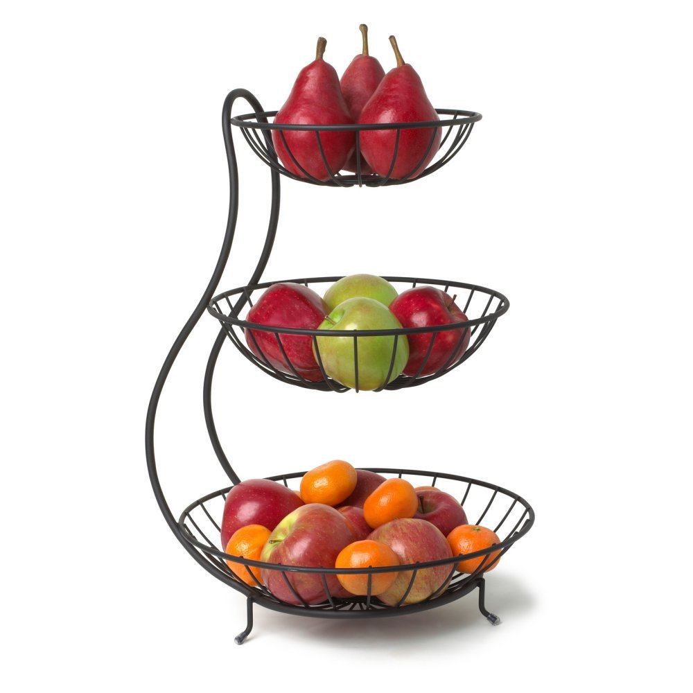 3 Tier Steel Fruit Basket Kitchen Organizer I445
