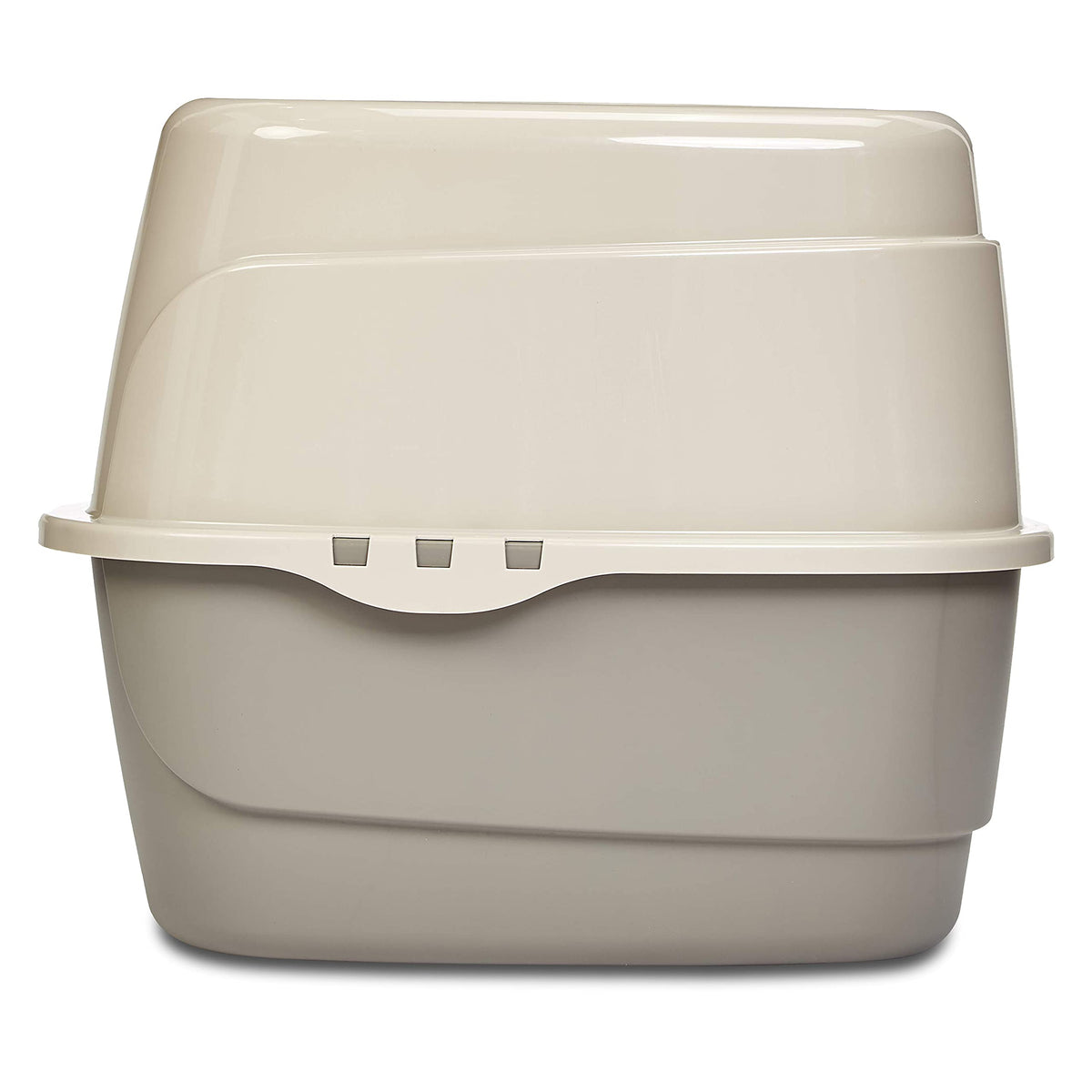 Charcoal Enclosed Cat Litter Box with Lid H103376