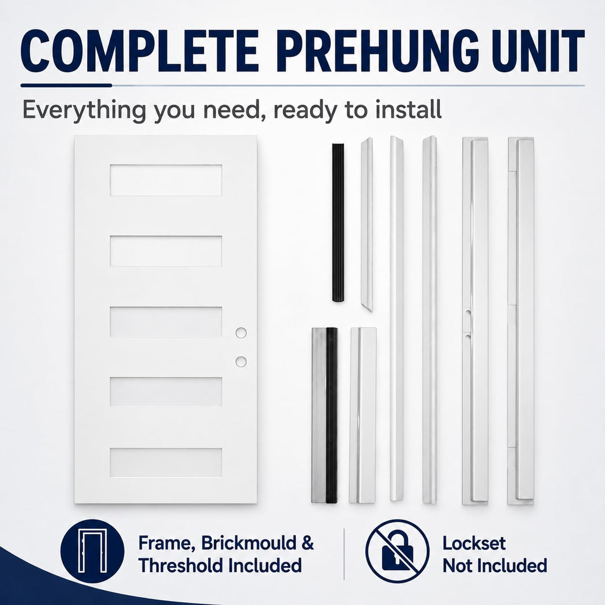 36"x80" Fiberglass Entry Door T31952