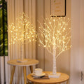 24" 2FT White Birch Tree with 144 LED Lights P5232