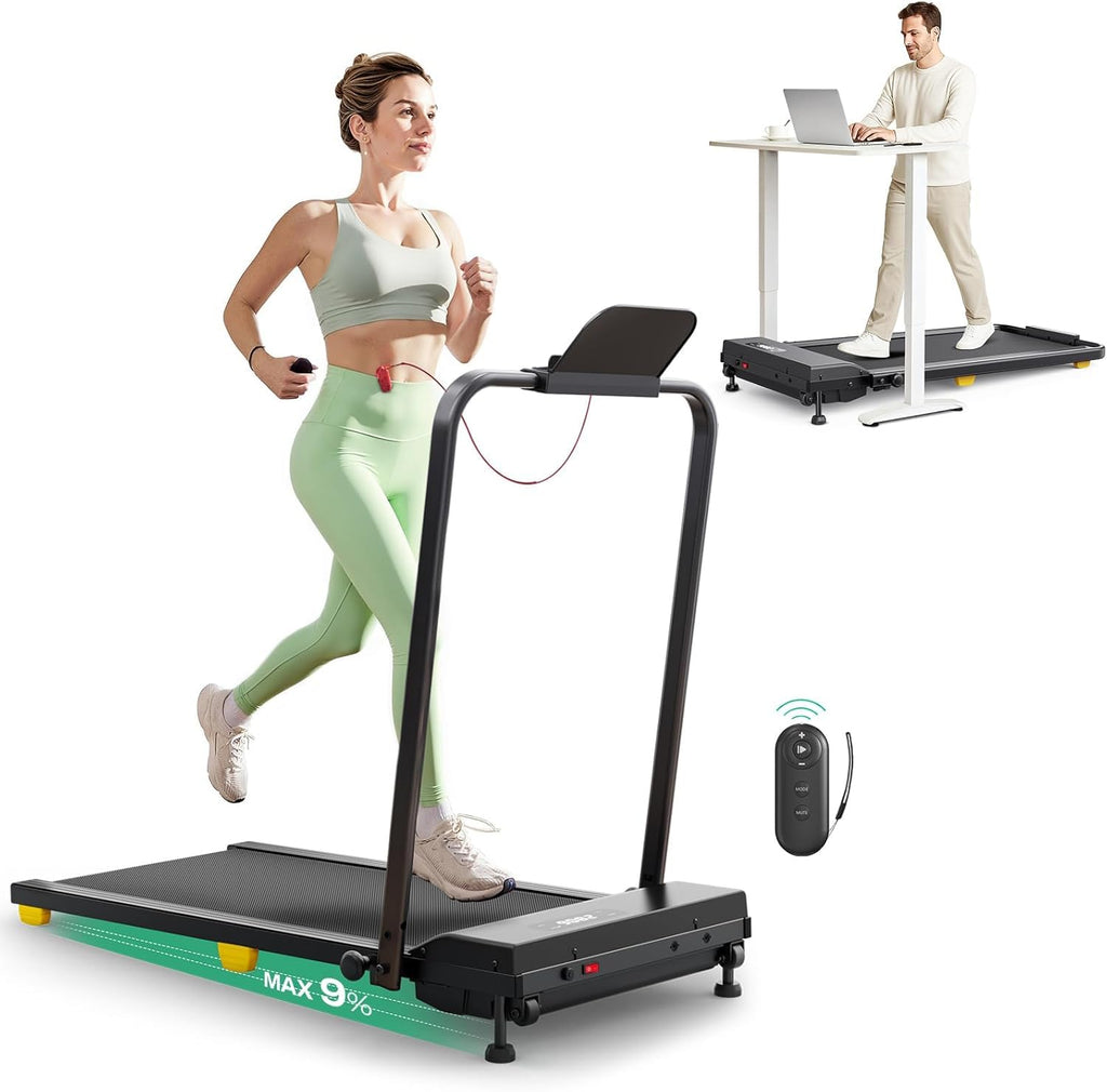 2.5HP Portable Walking Treadmill with Incline D253796