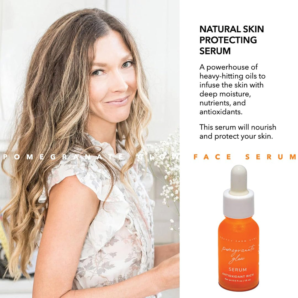 Pomegranate Rosehip Jojoba Face Serum 1oz O76007
