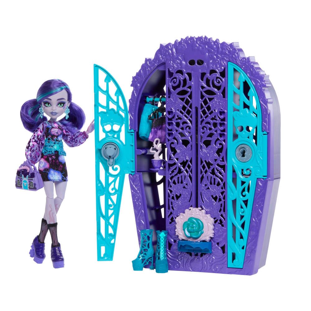Doll & Accessories Set with Closet D2753