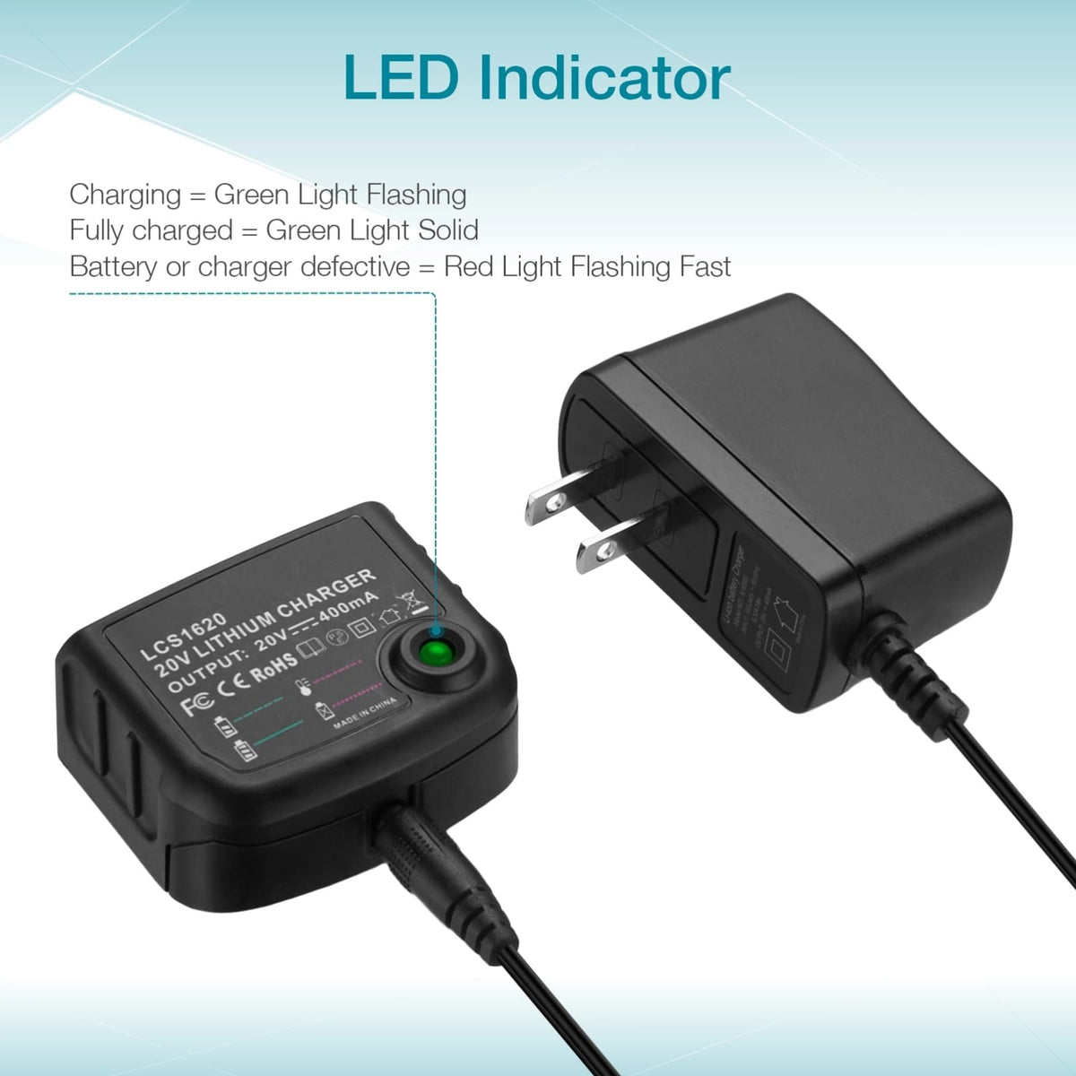 20V Lithium Battery and Charger M1610