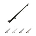 Black 5 Foot Aluminum Handrail Grab Bar Set B9590