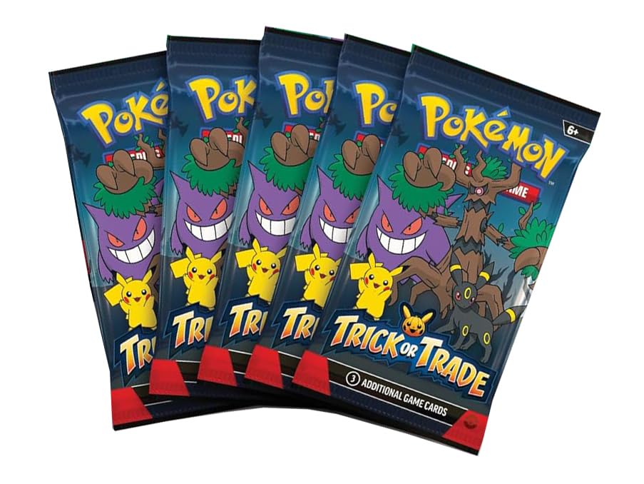 Pokemon Trick or Trade 3 Card Booster Pack Cosmos Foil I63607