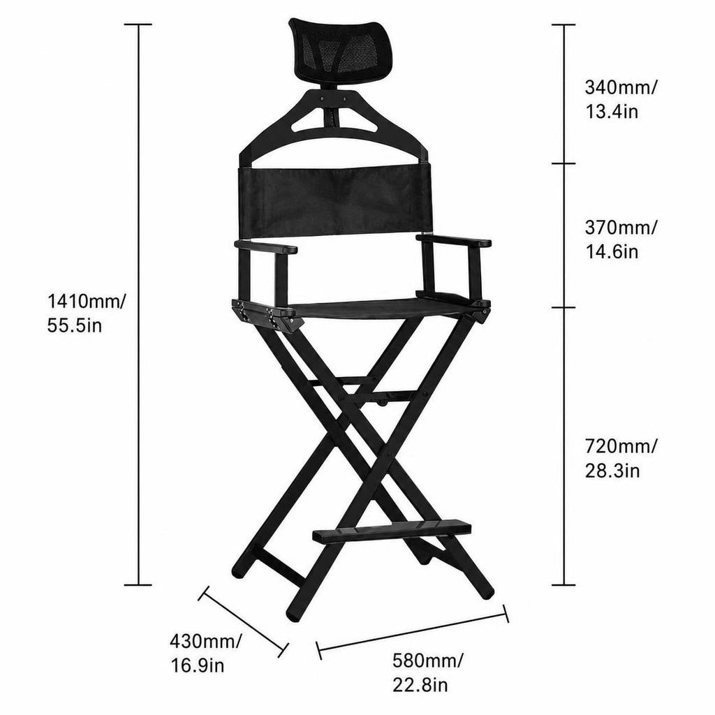 Folding Makeup Artist Chair with Headrest N45247