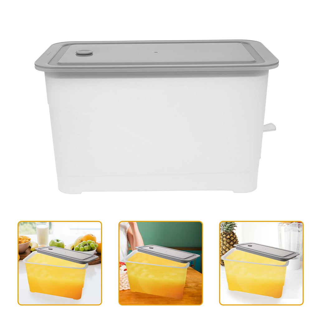 4L Cold Water Jug with Faucet Gray Plastic R60996