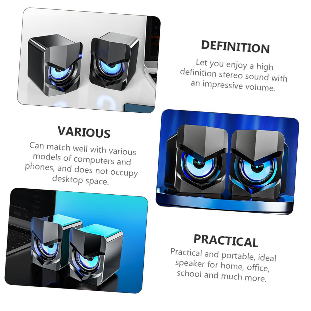 2 Pack USB Computer Speakers M694000