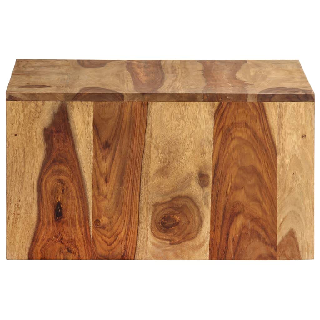 2 pcs Solid Sheesham Wood Nesting Coffee Table J252871