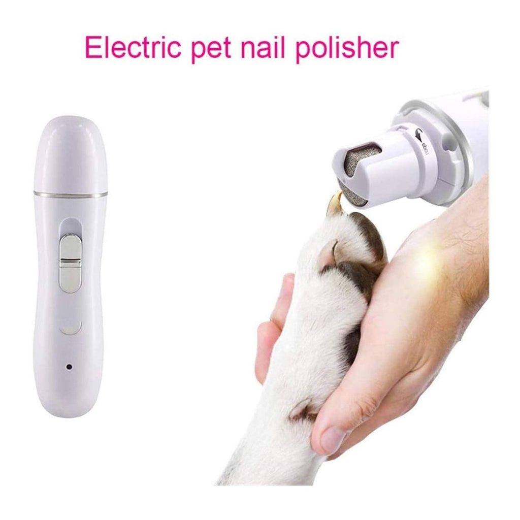 Dog Nail Grinder 2-Speed Electric Rechargeable Pet Claw Trimmer Z3562