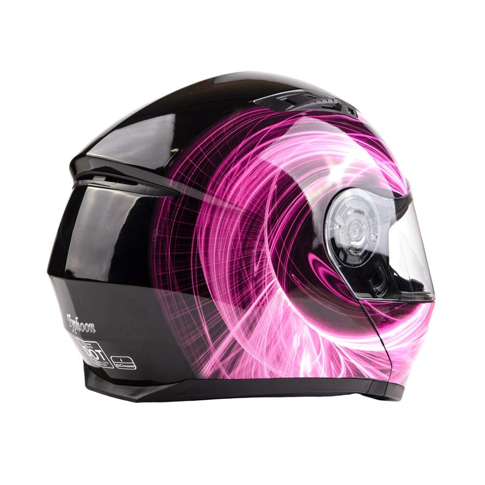 Adult Modular Motorcycle Helmet DOT Full Face Flip-up N450944