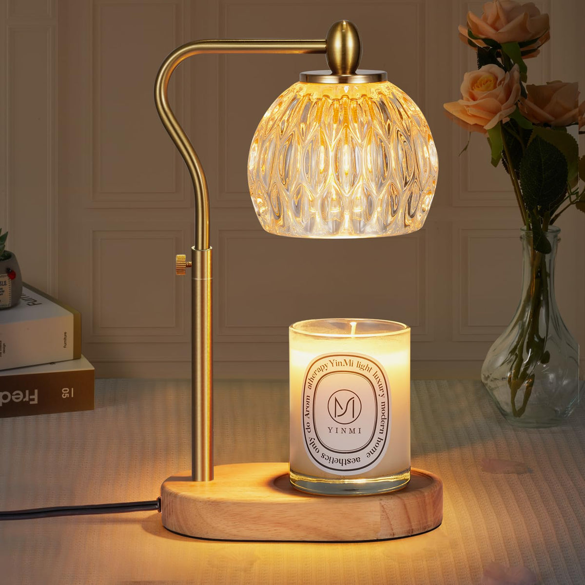 Candle Warmer Lamp with Timer & Dimmer Height Adjustable G635