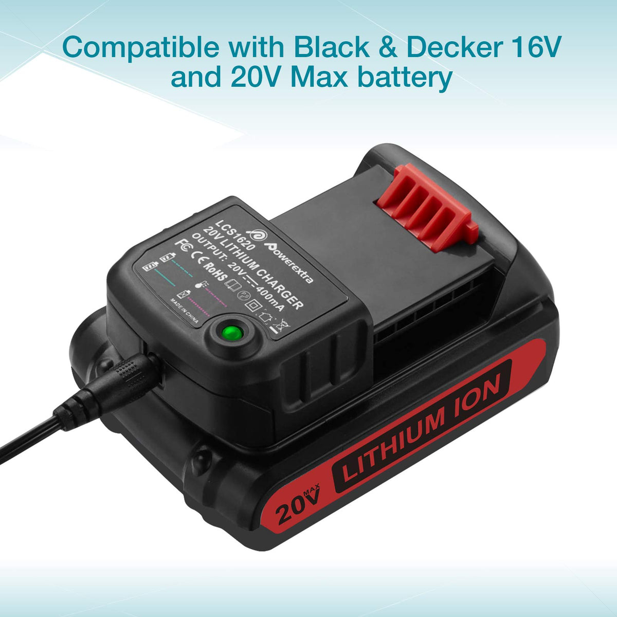 20V Lithium Battery and Charger M1610