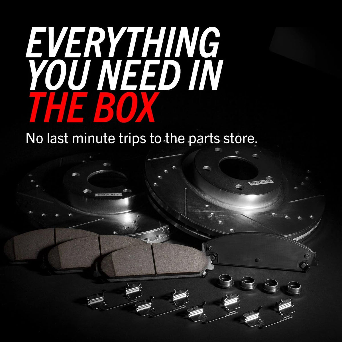 Brake Pad & Rotor Kit Front & Rear W630364