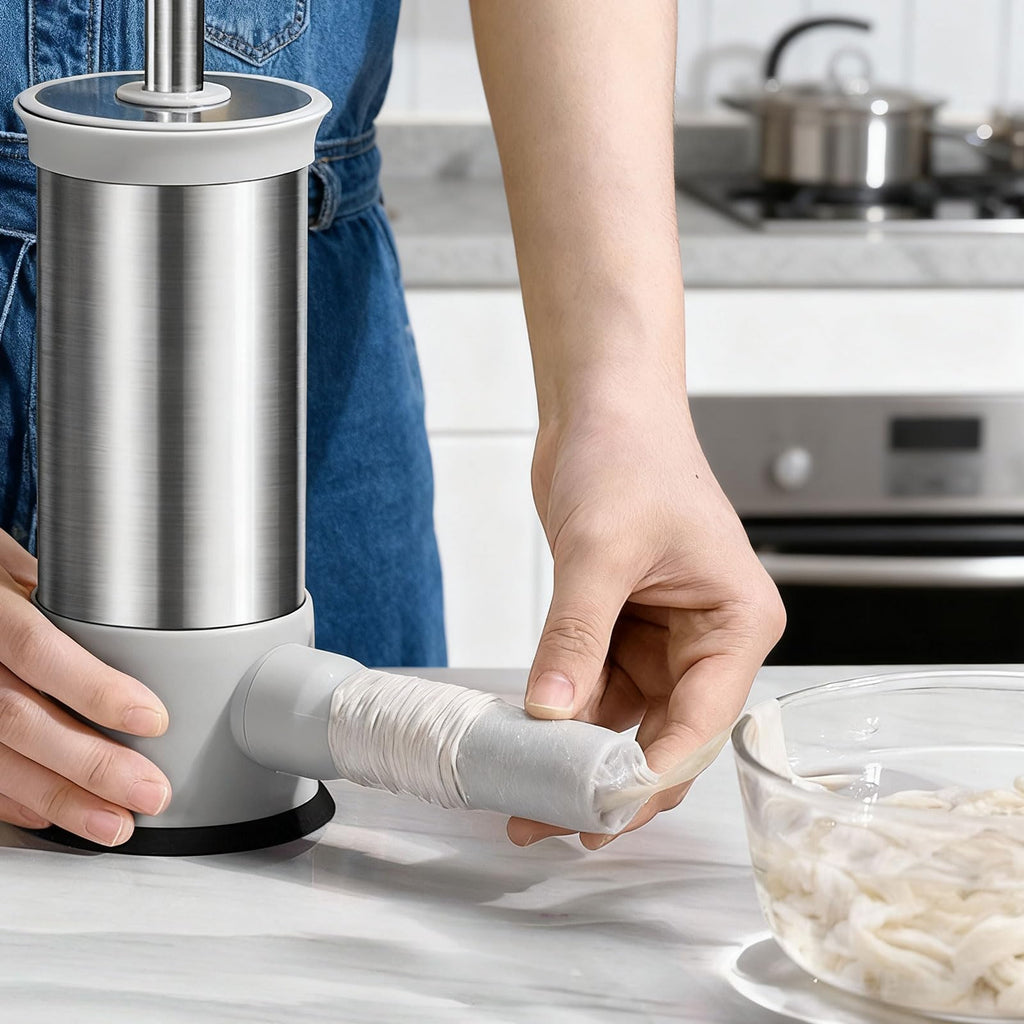 2.2-Pound Vertical Sausage Stuffer with 4 Nozzles N1237