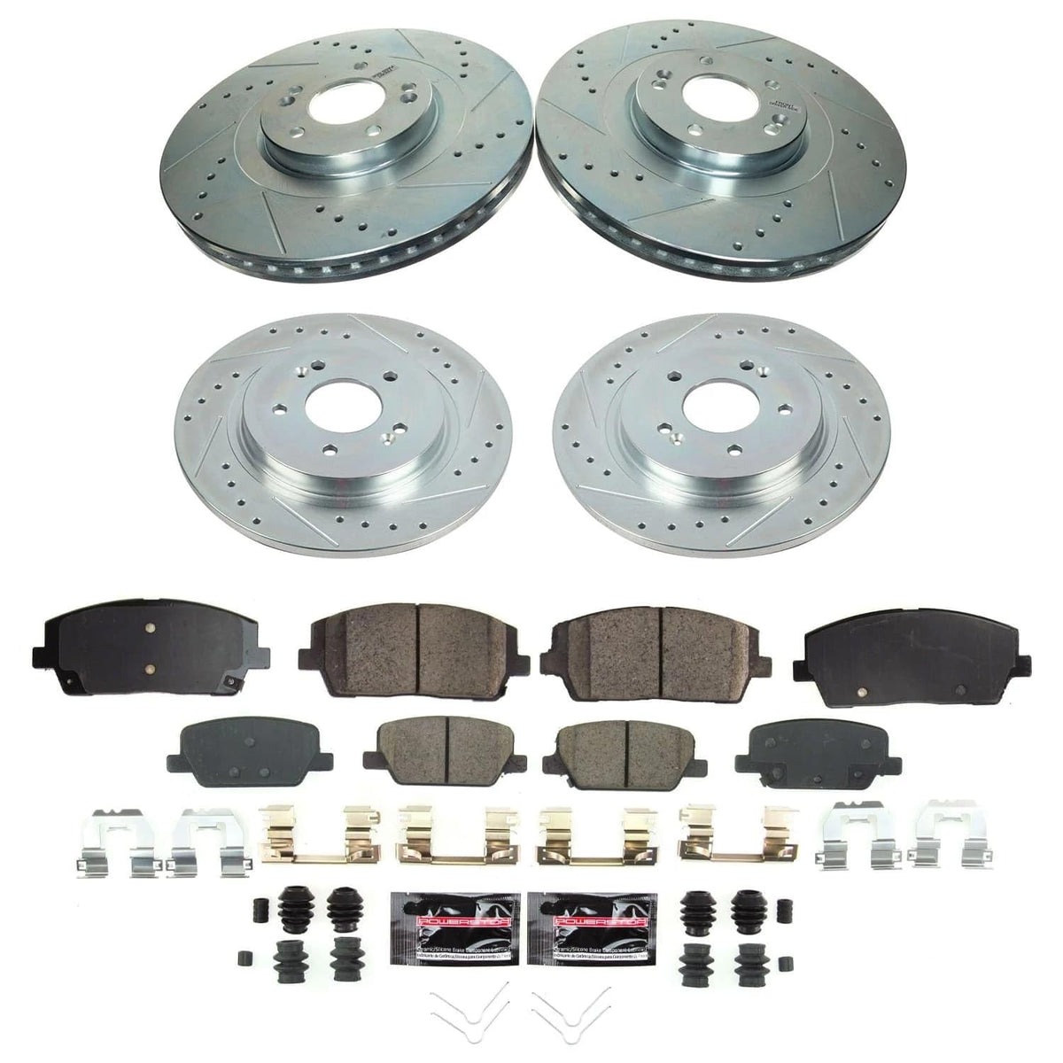 Brake Pad & Rotor Kit Front & Rear W630364