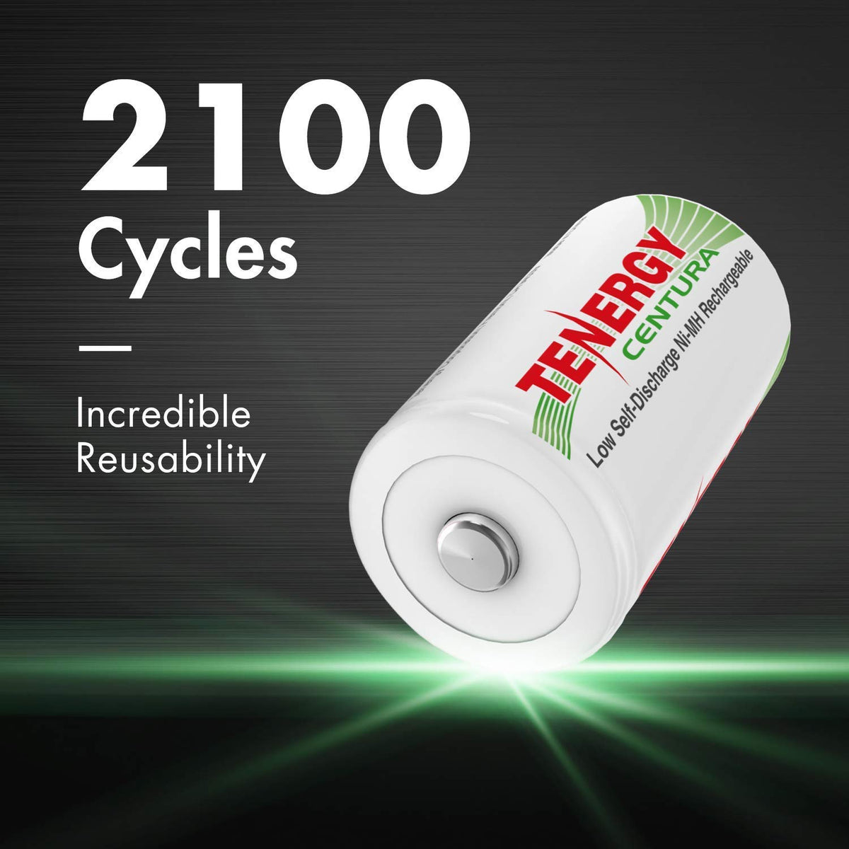 8 Pack NiMH Rechargeable C D Batteries R4025