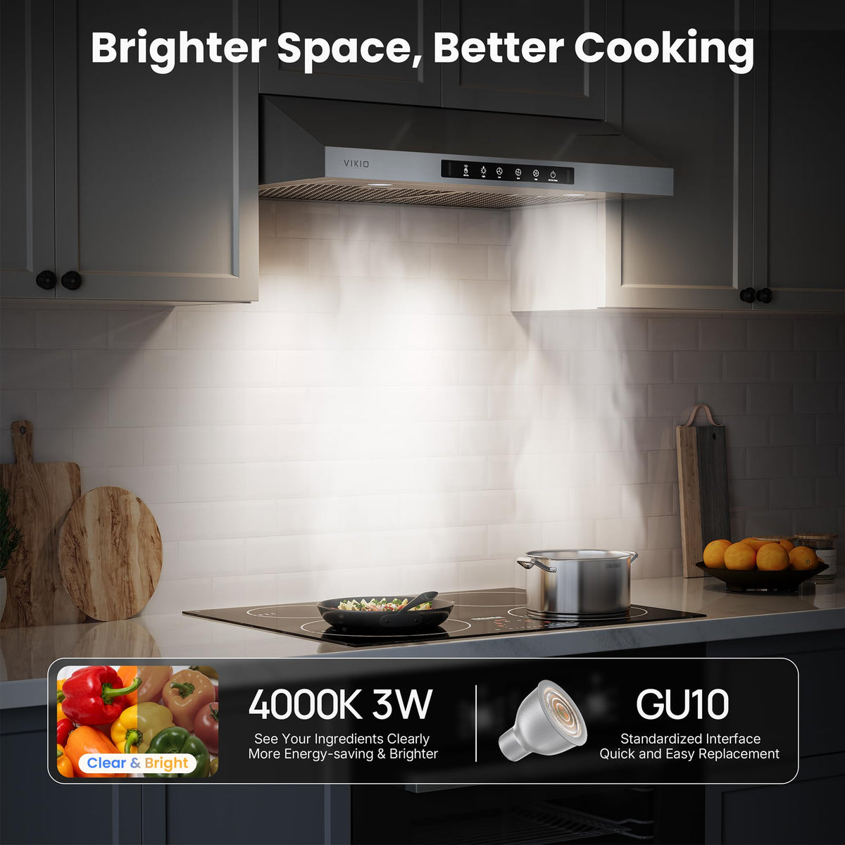30 Inch Under Cabinet Range Hood 900 CFM Dual Motor Y5667