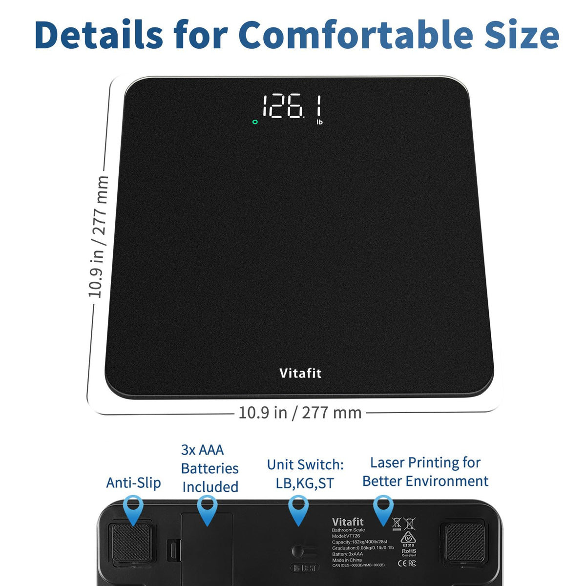 Bathroom Scale 400lb U83037