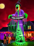 12FT Halloween Inflatables Witch Decorations F950