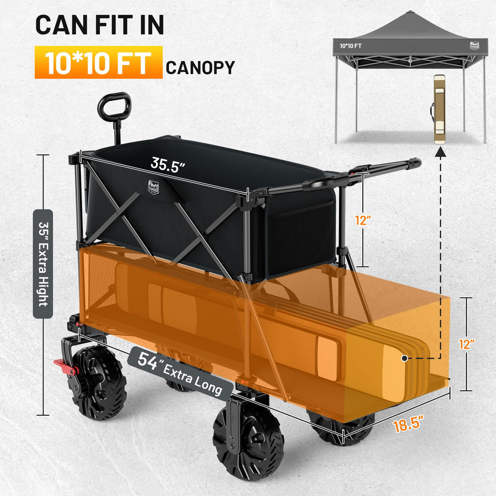 Double Decker Wagon 400L Capacity 450lb Load Y378271