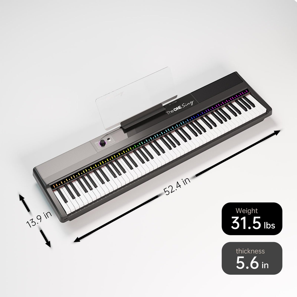 88-Key Weighted Hammer Action Digital Piano Keyboard D95041