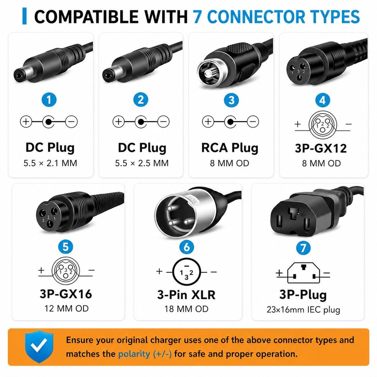 42V 2A Electric Scooter & Ebike Charger H5759