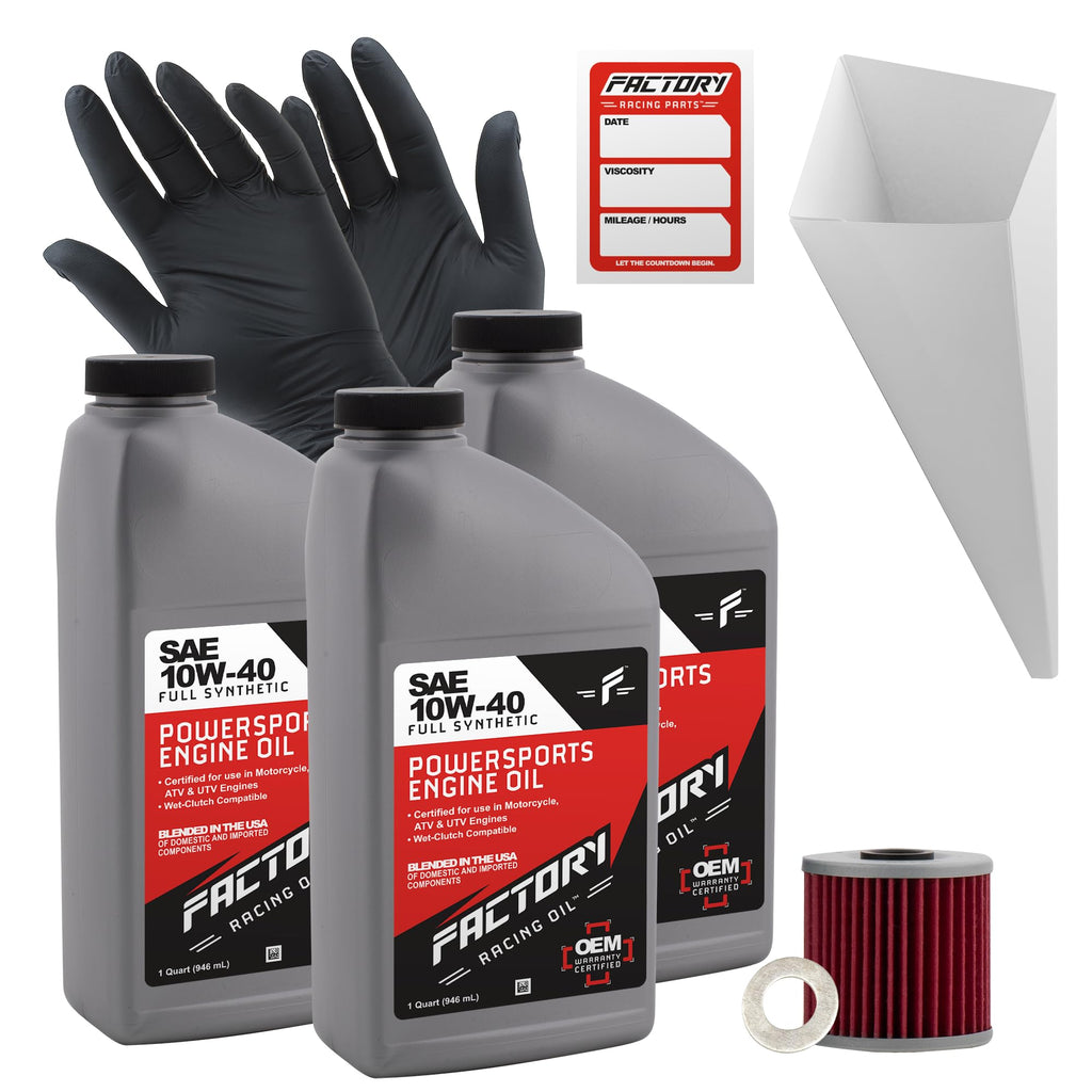 Oil Change Kit compatible with Kawasaki KL650 KLX650 X3529