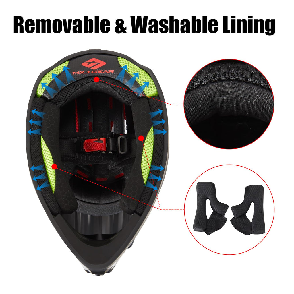 DOT Approved Full Face Motocross Helmet V680473