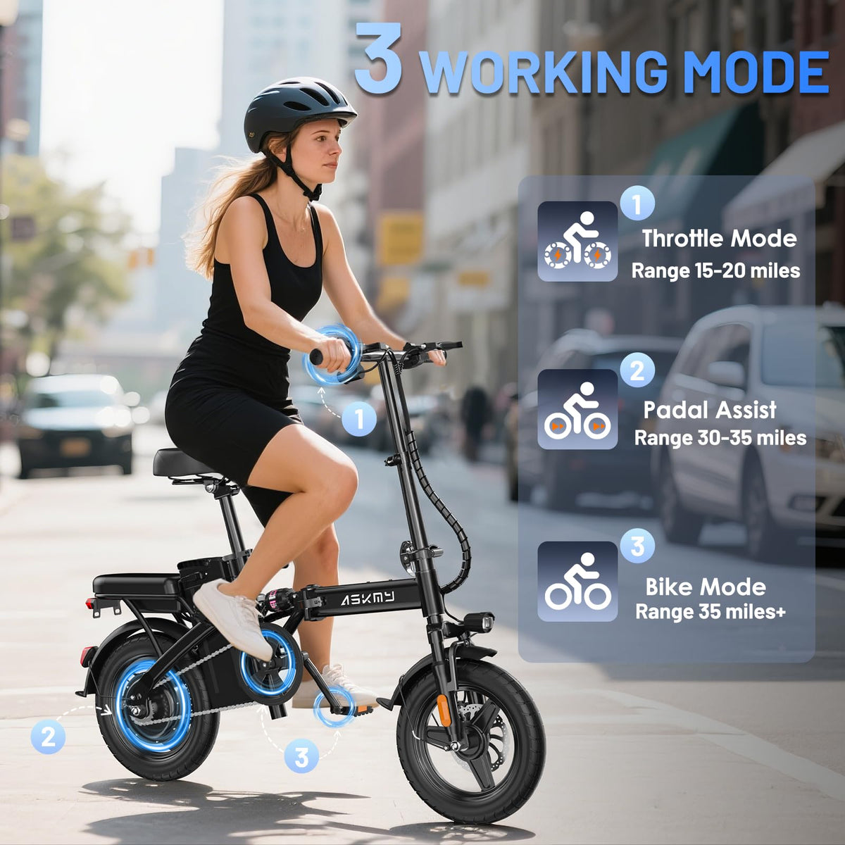 Foldable 14 Inch Electric Bike D53394