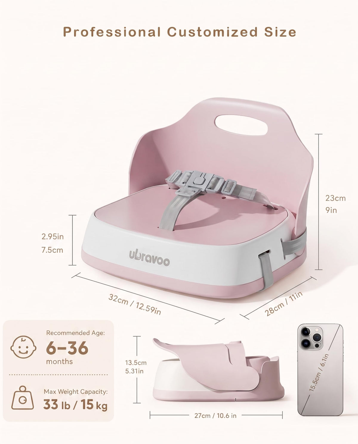 Pink Booster Seat S627