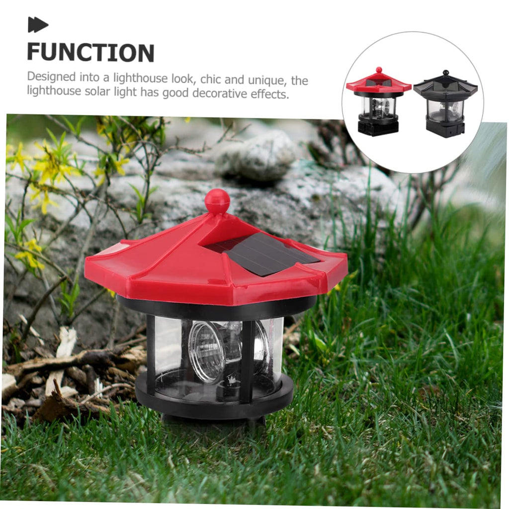 Solar Powered Lighthouse LED Garden Light D59942